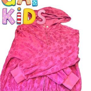 GAP Kids Pink Textured Hoodie